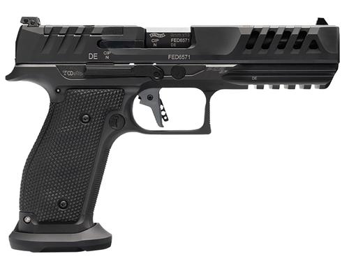 Walther PDP Match Steel Frame, 2872200, 9mm, 5", Textured Wraparound Grips, Tenifer Cerakote, Optic Ready, 20 Rds