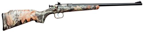 Crickett Single Shot Bolt Action Rifle KSA2163, 22 Long Rifle, 16.12", Mossy Oak Break-Up Synthetic Stock, Blued Finish, 1 Rd