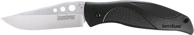 Kershaw Stonewashed Whirlwind Folder Knife w/Drop Point Straight Edge Blade (1560SW)
