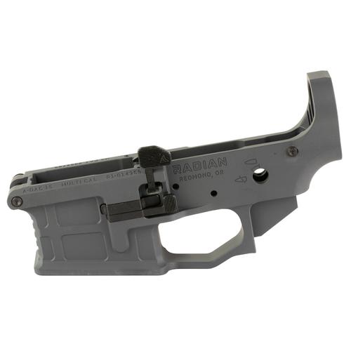 Radian Weapons A-DAC 15 Lower Receiver, Radian Gray Finish, Fully Ambi Controls, Talon 45/90 Safety