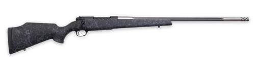 Weatherby Mark V Accumark Rifle, 25 Creedmoor, 22", Black w/Grey Webbing Stock, 4 Rds