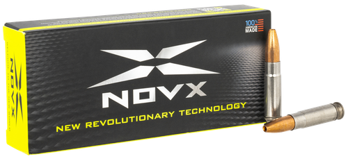 NoVX Rifle Ammunition 300BLK125CP20, 300 Blackout, Copper Hollow Point, 125 gr, 2080 fps, 20 Rd/Bx