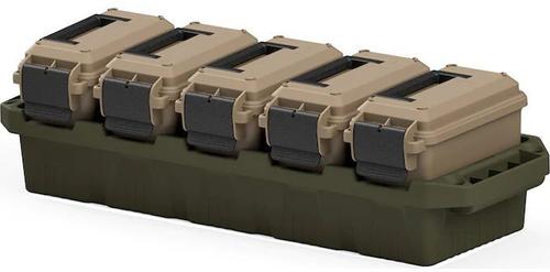 MTM AC5C Ammo Crate w/Mini Cans, Dark Earth/Army Green (AC5C)