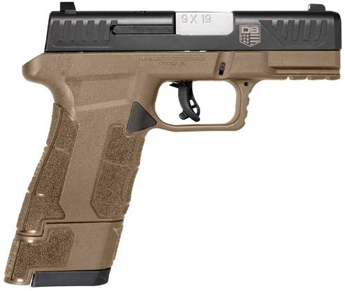 Diamondback AM2 Sub-Compact Pistol DB0300P061, 9mm Luger, 3.50in, Flat Dark Earth Polymer Frame w/Picatinny Rail & Polymer Grips, Flat Dark Earth Finish, 12 Rds