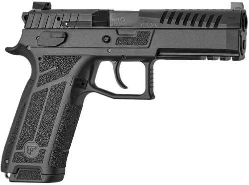 CZ-USA P09 F Nocturne 01670, 9mm Luger, 4.53", Black Grips, Black Finish, 10 Rds