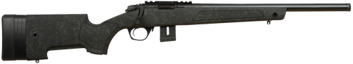 Bergara BMR X Bolt Action Rifle BMR009, 22 WMR, 18" Threaded, Green w/ Black Webbing Stock, 10 Rds