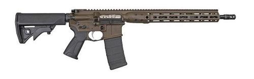 LWRC International IC-DI Rifle ICDIR5PBC16ML, 5.56 NATO, 16.1", Lwrc Compact Adjustable Stock, Patriot Brown Finish, 30 Rds
