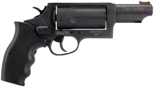 Taurus Judge Revolver 2441031MAGVL, 45 Colt/410 Gauge, 3", Black Rubber Laser Grip, Matte Black Finish, 5rd