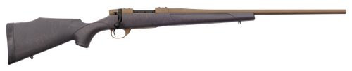 Weatherby Vanguard Weatherguard Rifle, 25-06 Rem, 24", Black Stock, Burnt Bronze Finish, 5 Rds