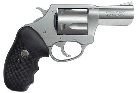Charter Arms Bulldog Revolver 74424, 44 Special, 2 1/2 in, Crimson Trace Laser Grip, Stainless Finish, 5 Rd