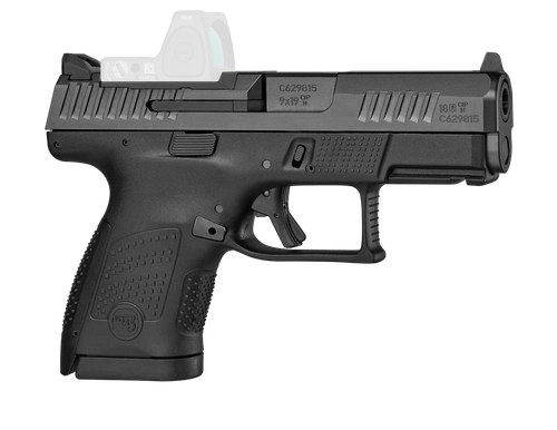 CZ-USA P-10 S Semi Auto Pistol 01568 , 9mm Luger, 3.5", OR, Black Finish, 10 Rds