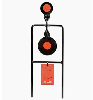 Taylor Targets Centerfire Spinner Target (CS-53) Designed for Handguns up to .44 Magnum
