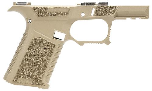 Sct Manufacturing Sub Compact Compatible w/ Glock 43X/48 Black Stainless Steel Frame/ Aggressive Texture Grip Includes Locking Block, FDE Finish (0225020100IA)