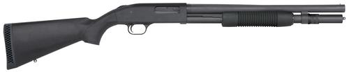 Mossberg 590 Pump Shotgun 50778, 12 Gauge, 18.5", 3" Chmbr, Synthetic Black Stock, Blued Finish