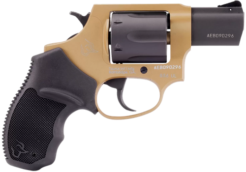 Taurus 856 Ultra-Lite Revolver 285621ULC30, 38 Special, 2", Black Rubber Grips, Sabre Sand Cerakote Finish, 6rd