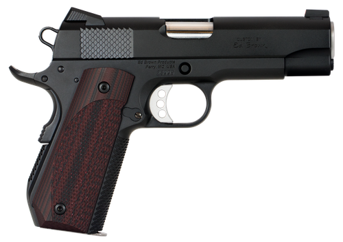 Ed Brown Kobra Carry Pistol KC18G4, 45 ACP, 4.25", Laminate Wood Grips, Black Gen4 Finish, 7 Rds