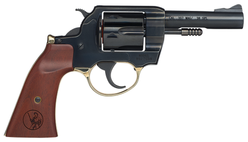 Henry Big Boy Revolver H017GDM, .357 Magnum/.38 Special, 4", Gunfighter Walnut Grips, Blued Finish, 6 Rds