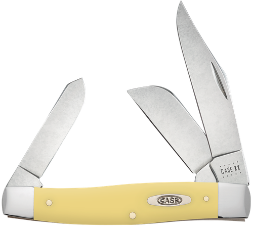 Case Yellow Synthetic Large Stockman Pocket Knife (00203)