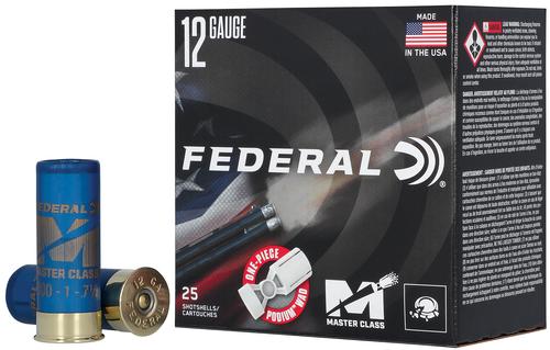 Federal Master Class Shotgun Shells MC12HC75, 12 Gauge, 2-3/4", 1 1/8 oz, 1235  fps, 7.5 Shot, 25 Rd/bx