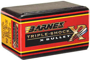 Barnes All Copper Triple-Shock X Bullet 458 Caliber 450 Grain Flat Base 20/Box (45819), Not Loaded