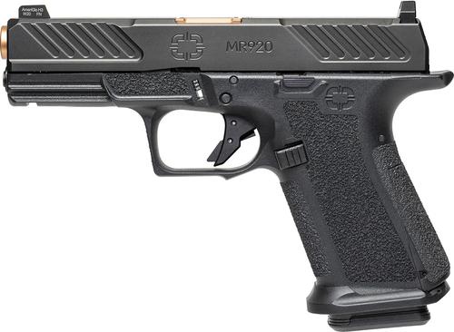 Shadow Systems MR920 Combat Pistol SS-1001, 9mm Luger, 4in, Interchangeable Backstrap, Black Finish, 15 Rds