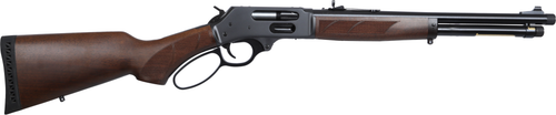Henry Protector Lever Action Rifle, 30-30 Winchester, 16.5", Walnut Pistol Grip Stock Stock, Polished Blued Finish, Threaded Barrel, 6+1
