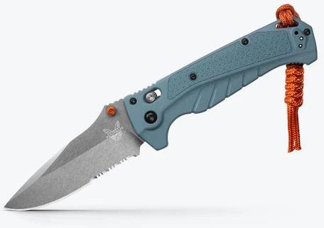 Benchmade Adira Folding Knife w/Partiall Serrated Edge Drop Point Blade