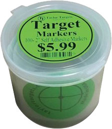 Taylor Targets Green Target Markers (GRNMARKERS) 100 Count, 1.75" Diameter