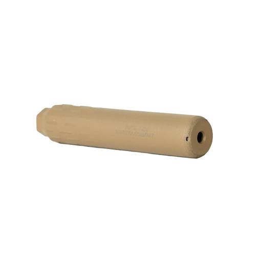 HUXWRX Flow 22 TI Flow-Through FDE Titanium 22 Cal Suppressor Direct Thread