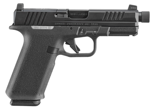 Ruger RXM Semi-Auto Pistol 19445 , 9mm, 4.5", Magpul EHG Black Frame, Black FNC Nitride Slide, Optics Ready, Threaded, 17 Rd