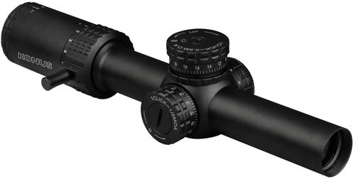 Konus Sulton Rifle Scope 7193, 1-10x, 24mm Obj, 30mm Tube, Black, Illuminated Engraved Ballistic Circle Reticle