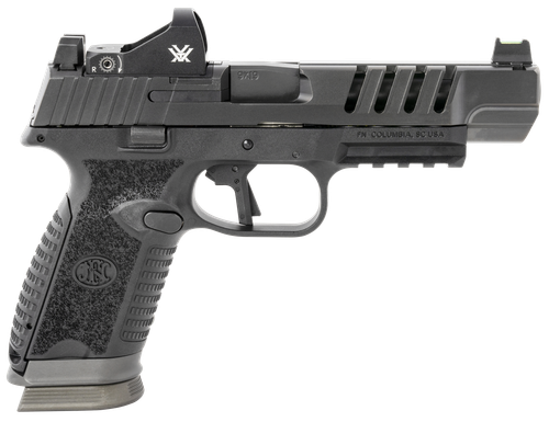 FN Herstal 509 LS Edge Full Size Pistol 66101462, 9mm, 5", Black Polymer Grips, Serrated Steel Slide, w/Vortex Viper Optic, 17 Rds