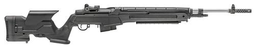 Springfield M1A Loaded Semi-Auto Rifle MP9826C65, 22", Precision Adj Black Synthetic Stock, Stainless Finish