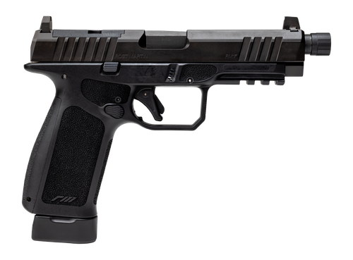 Rost Martin RM1F Tactical Pistol RM1FBLKOSPT, 9mm, 4.5", RGT Black Grip, Threaded, Optic Ready, 24+1