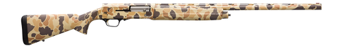 Browning A5 Semi-Auto Shotgun, 20 Gauge, 26", 3" Chmbr, Vintage Tan Camo Synthetic Stock, 3 Rds