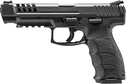 Heckler & Koch VP9L Optics Ready Pistol 81000592, 9mm Luger, 5", Black Grip, Black finish, 20 Rds