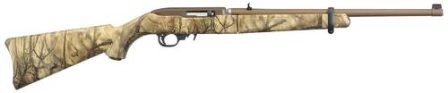 Ruger 10/22 Takedown Rifle 31146, 22LR, 18.5", Go Wild Camo Brush Stock, Bronze Cerakote, 10 Rds