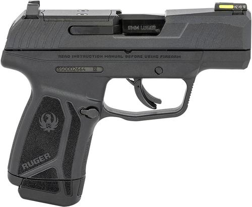 Ruger 3500 Max-9 Optic Ready Pistol 3500, 9mm, 3.2 in, Black Polymer Grip, Blue Finish, 12 Rds