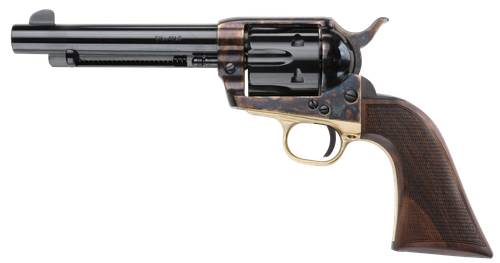 Pietta 1873 Great Western II Alchimista II Revolver HF45ALC512NMCW, 45 Colt (Long Colt), 5.50in, Checkered Walnut Army Grips, Steel Frame Finish, 6 Rds