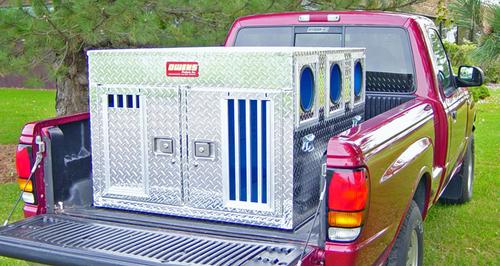 Owens Hunter Series Double Compartment Dog Box w/o Storage 55061, Bear/Cat Box, 38"W x 45"D x 27"H