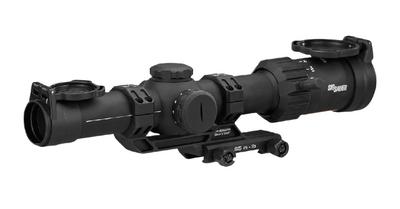 Sig Sauer Tango-MSR LPVO Rifle Scope SOT61003, 1-6x24mm, Illuminated Hellfire Reticle, Black