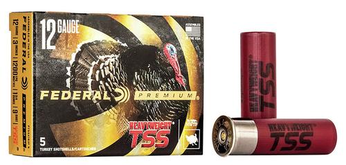 Federal Premium Turkey Heavyweight TSS Shotshells PTSSX193F9, 12 Gauge, 3", 1 3/4 oz, #9 Shot, 5 Rds/bx