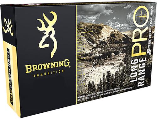 Browning Long Range Pro Rifle Ammunition B192503081, 308 Winchester, Sierra MatchKing, 168 GR, 2680 fps, 20 Rd/Bx