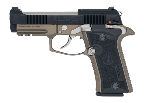 Beretta Cheetah 80X Optic Ready Pistol, 32 ACP, 3.90in, Black Grips, Bronze Cerakote Finish, 12 Rds