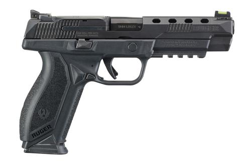 Ruger American Pro Competition Pistol 8672, 9mm, 5", Textured Wraparound Grips, Black Finish, 17 Rds