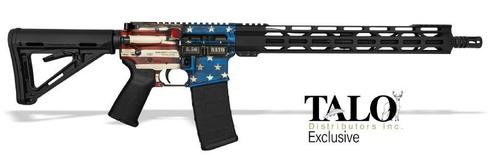 Diamondback Carbon DB15 Rifle Rifle DB1780K241, 5.56 NATO, 16", Magpul Moe Carbine Stock, American Flag Finish, 30 Rds