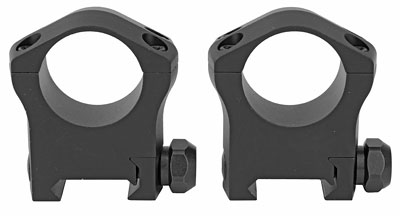 Warne 7202M Mountain Tech Rings, 1", High, Matte Black