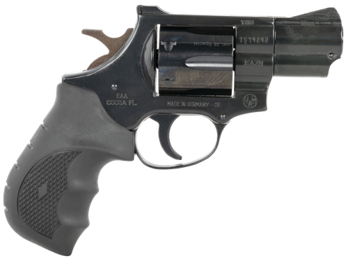 EAA Windicator DA Pistol 770125, 38 Special, 2 in, Rubber Grip, Blue Alloy Finish, 6 Rd