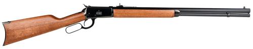 Rossi R92 Lever Action Rifle 920442413, 44 Rem Mag, 24", Hardwood Stock, Polished Black Finish, 12 Rds