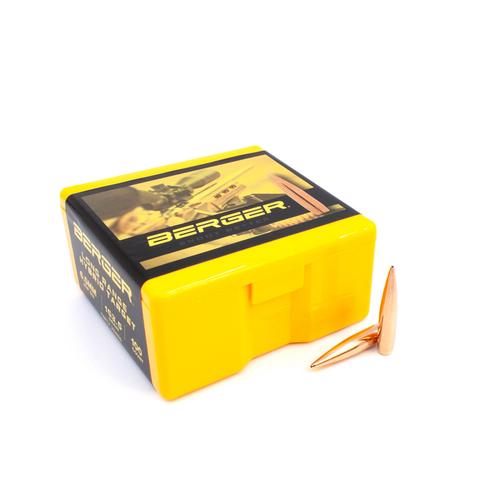 Berger Bullets 6.5mm, 153.5 Grain, Hybrid Target, 100 Per Box (26552), Not Loaded